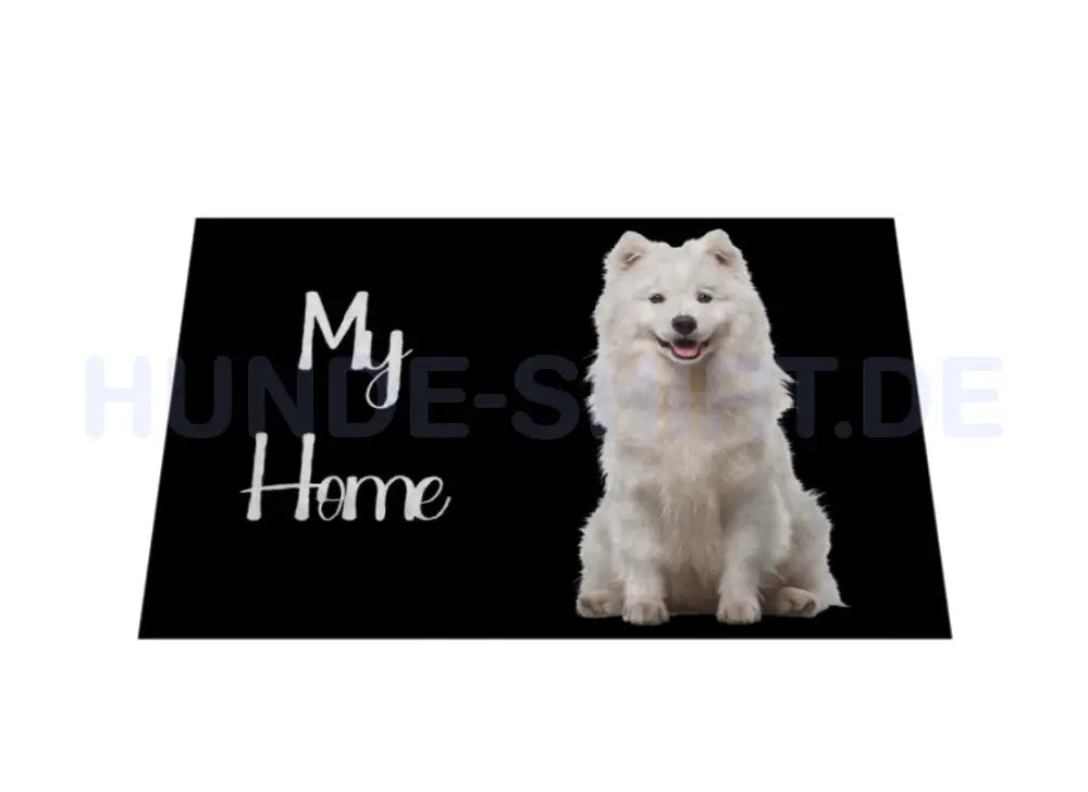 Fußmatte "American Eskimo - MY HOME" – hunde-shirt.de