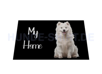 Fußmatte "American Eskimo - MY HOME" – hunde-shirt.de