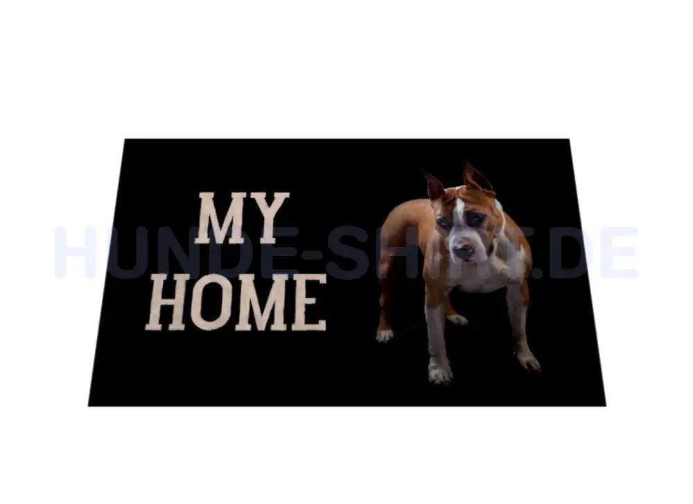 Fußmatte "American Staffordshire Terrier - My Home" – hunde-shirt.de