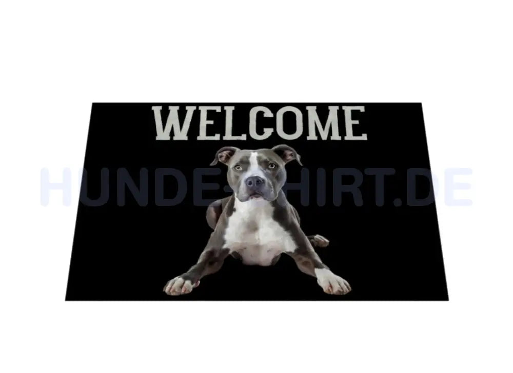 Fußmatte "American Staffordshire Terrier - Welcome" – hunde-shirt.de