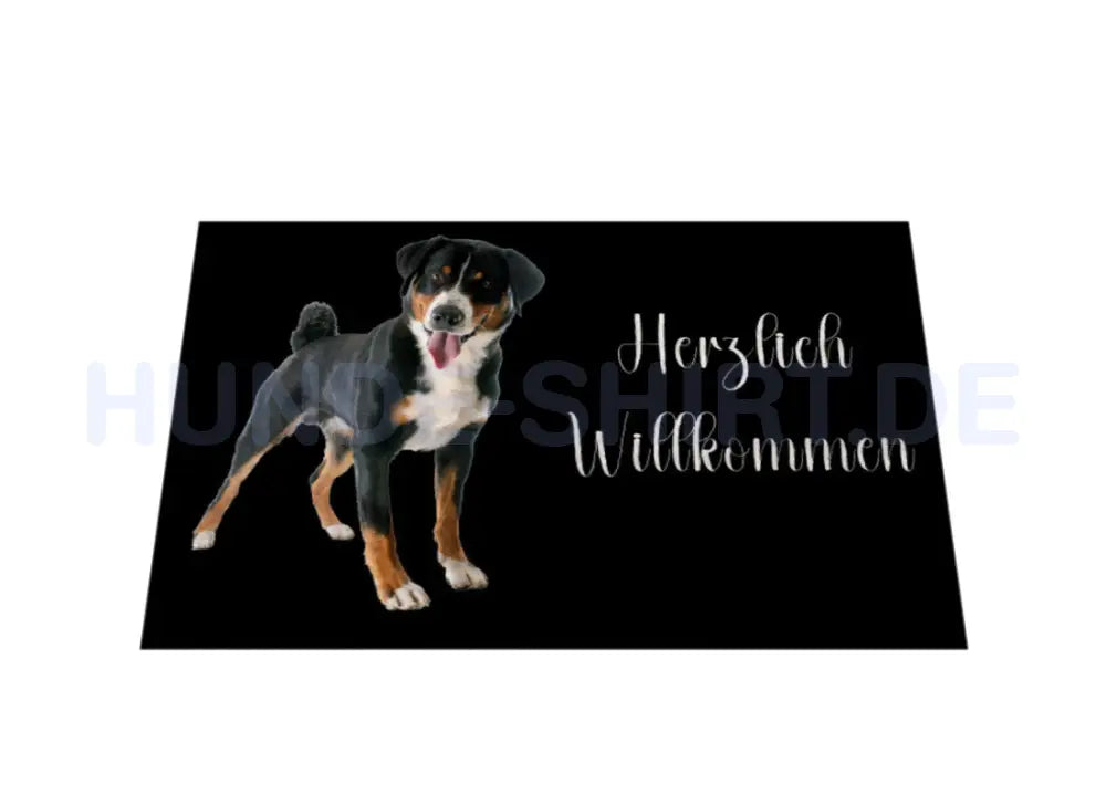 Fußmatte "Appenzeller Sennenhund - Herzlich Willkommen" – hunde-shirt.de