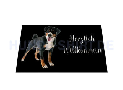 Fußmatte "Appenzeller Sennenhund - Herzlich Willkommen" – hunde-shirt.de