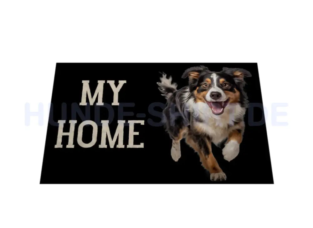 Fußmatte "Australian Shepherd - My Home 2" – hunde-shirt.de