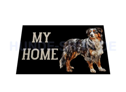 Fußmatte "Australian Shepherd - My Home 3" – hunde-shirt.de