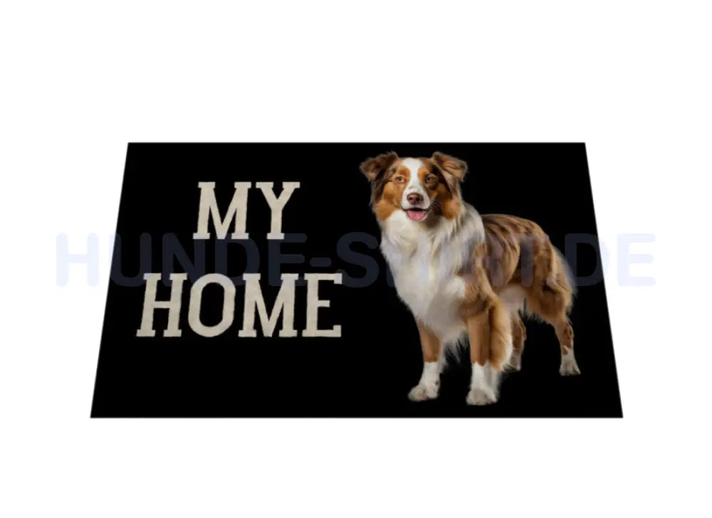 Fußmatte "Australian Shepherd - My Home" – hunde-shirt.de