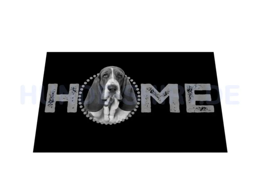 Fußmatte "Basset - HOME-Edition" – hunde-shirt.de