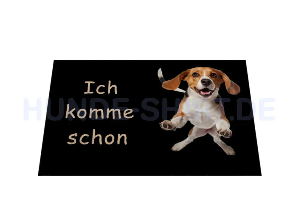 Fußmatte "Beagle - Ich komme schon" – hunde-shirt.de