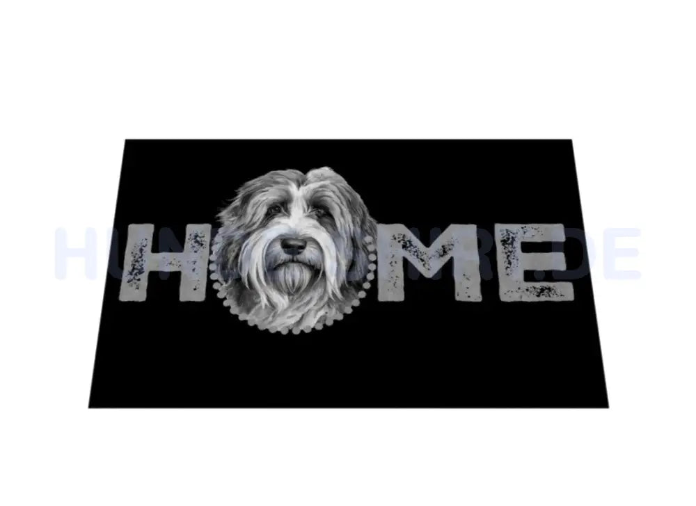 Fußmatte "Bearded Collie - HOME-Edition" – hunde-shirt.de