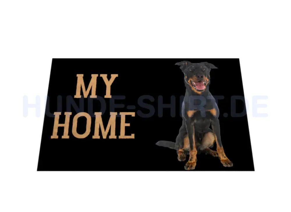 Fußmatte "Beauceron - MY HOME" – hunde-shirt.de