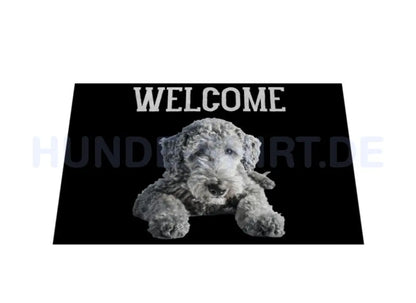 Fußmatte "Bedlington Terrier - Welcome" – hunde-shirt.de