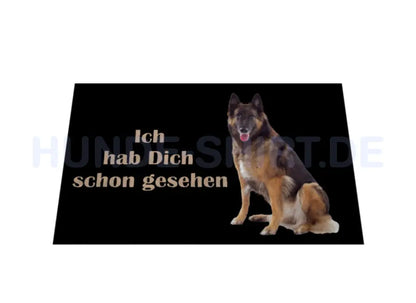 Fußmatte "Belgischer Schäferhund - Ich hab Dich schon gesehen" – hunde-shirt.de