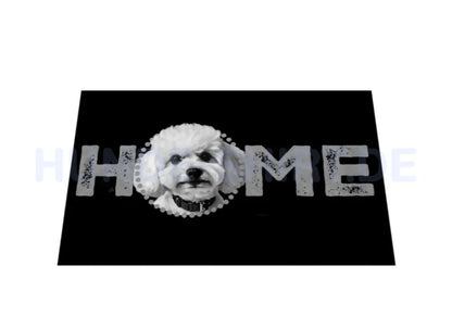 Fußmatte "Bichon Frisé- HOME-Edition" – hunde-shirt.de