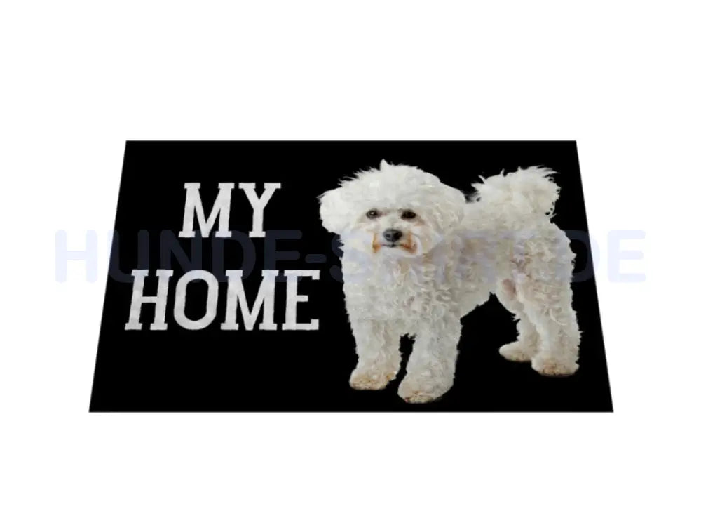 Fußmatte "Bichon Frisé -MY HOME" – hunde-shirt.de