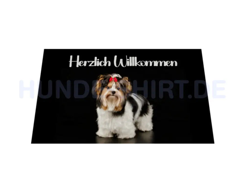 Fußmatte "Biewer Terrier - Herzlich Willkommen" – hunde-shirt.de