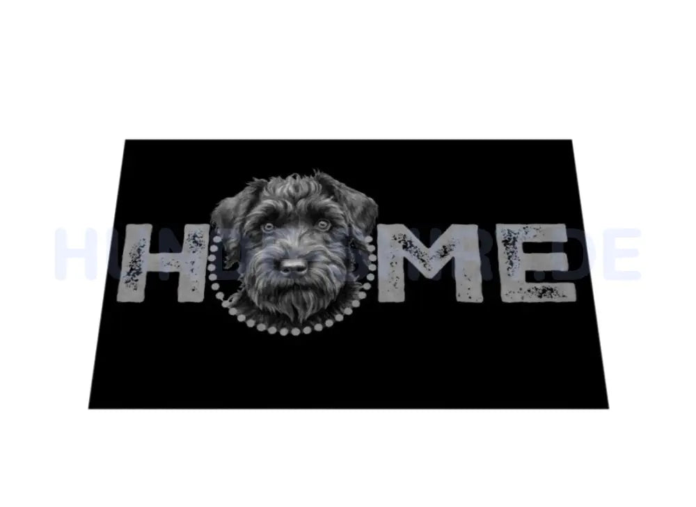 Fußmatte "Black Russian Terrier - HOME-Edition" – hunde-shirt.de