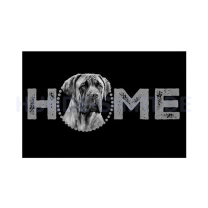 Fußmatte "Boerboel - HOME-Edition" Weiß – hunde-shirt.de