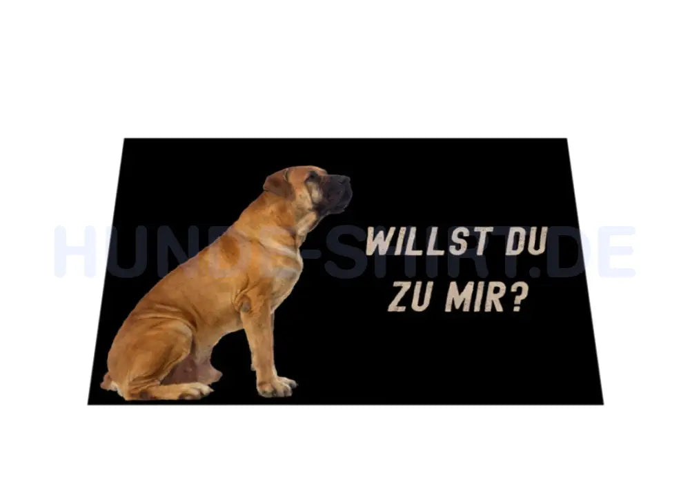 Fußmatte "Boerboel - Willst Du zu mir?" – hunde-shirt.de