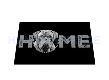 Fußmatte "Bordeauxdogge - HOME-Edition" – hunde-shirt.de