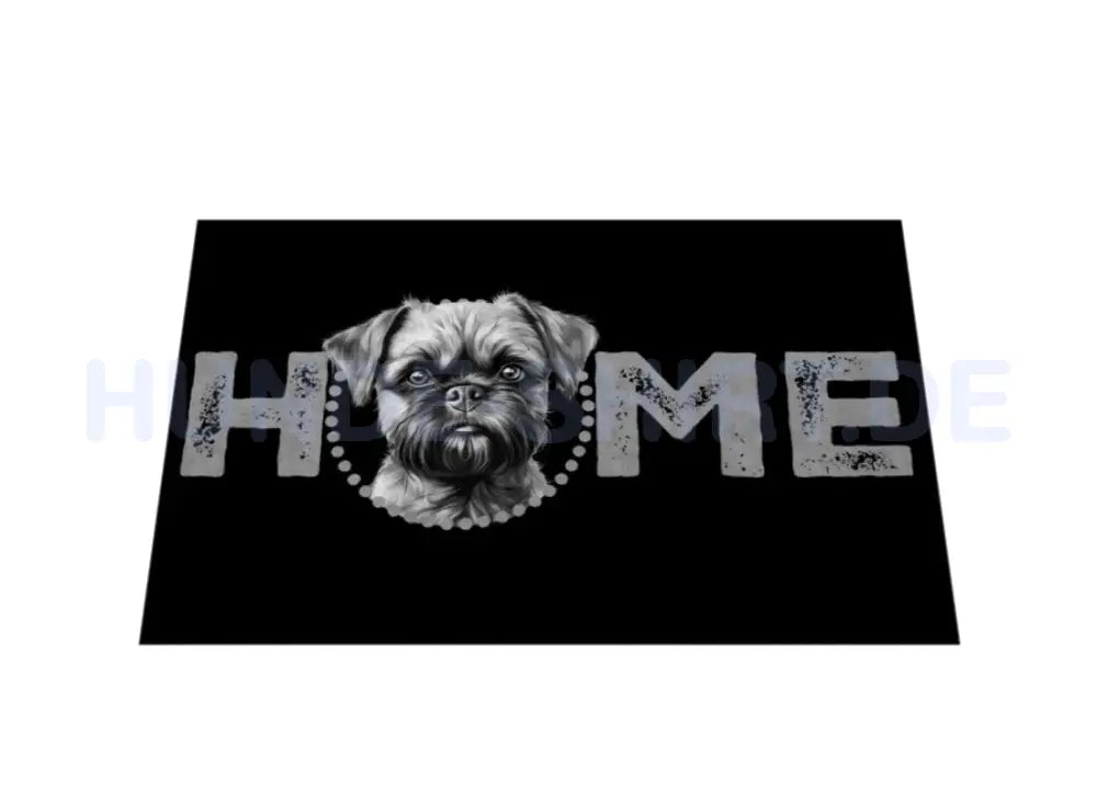 Fußmatte "Brüsseler Griffon - HOME-Edition" – hunde-shirt.de