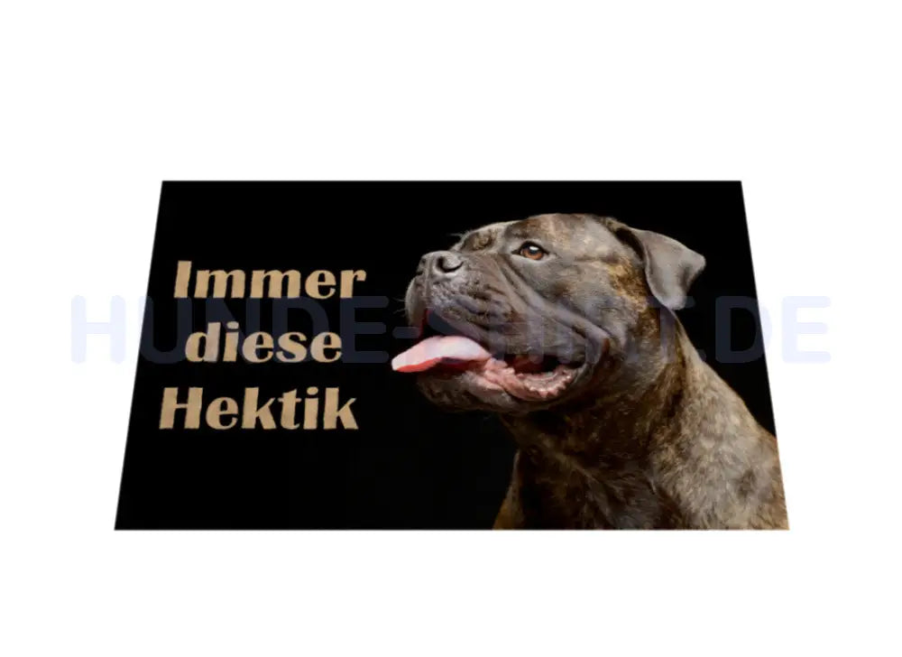 Fußmatte "Bullmastiff - Hektik" – hunde-shirt.de