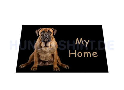 Fußmatte "Bullmastiff - My Home" – hunde-shirt.de