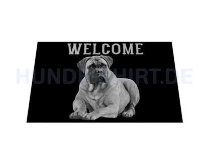 Fußmatte "Bullmastiff - WELCOME II" – hunde-shirt.de