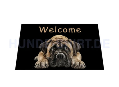 Fußmatte "Bullmastiff - Welcome" – hunde-shirt.de