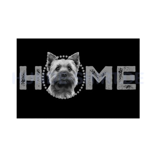 Fußmatte "Cairn Terrier - HOME-Edition" Weiß – hunde-shirt.de