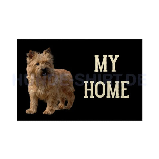 Fußmatte "Cairn Terrier - My Home" Weiß – hunde-shirt.de