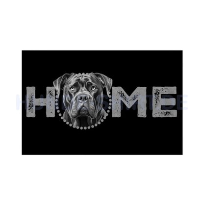 Fußmatte "Cane Corso - HOME-Edition 1" Weiß – hunde-shirt.de