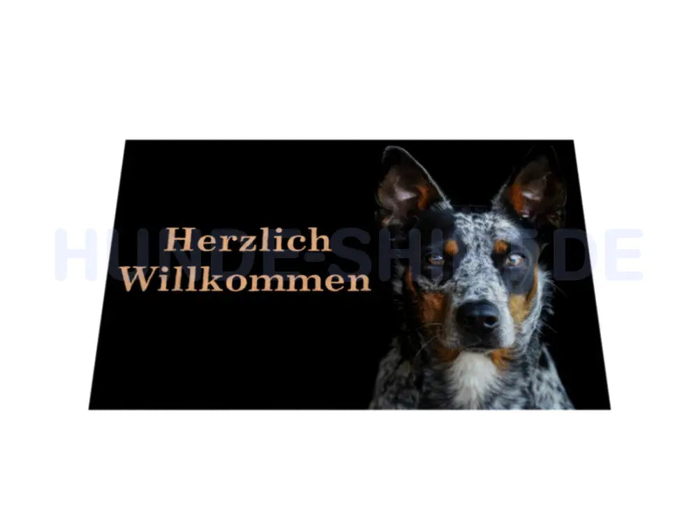 Fußmatte "Cattle Dog - Herzlich Willkommen" – hunde-shirt.de