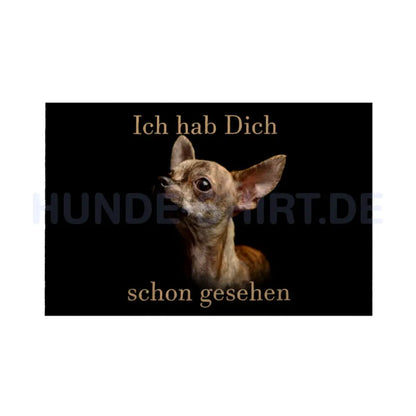 Fußmatte "Chihuahua - schon gesehen" Weiß – hunde-shirt.de