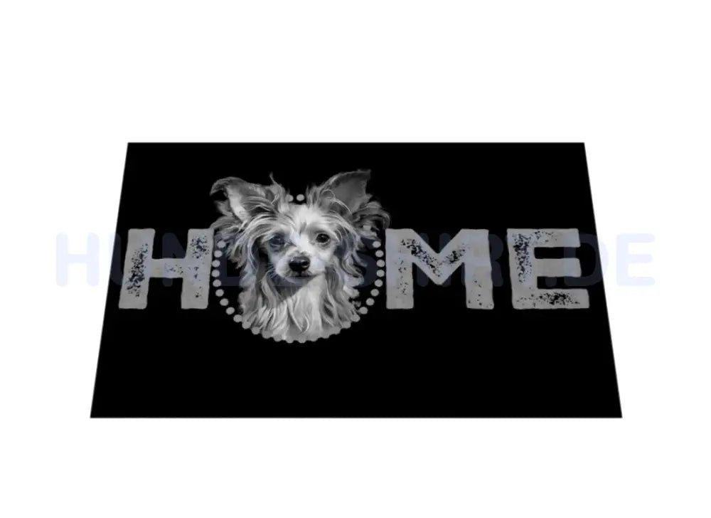 Fußmatte "Chinese Crested Dog - HOME-Edition" – hunde-shirt.de