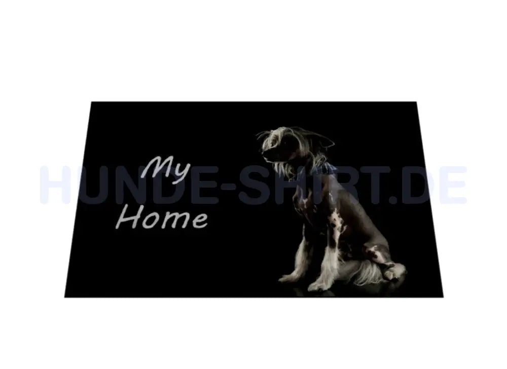 Fußmatte "Chinese Crested Dog - My Home" – hunde-shirt.de