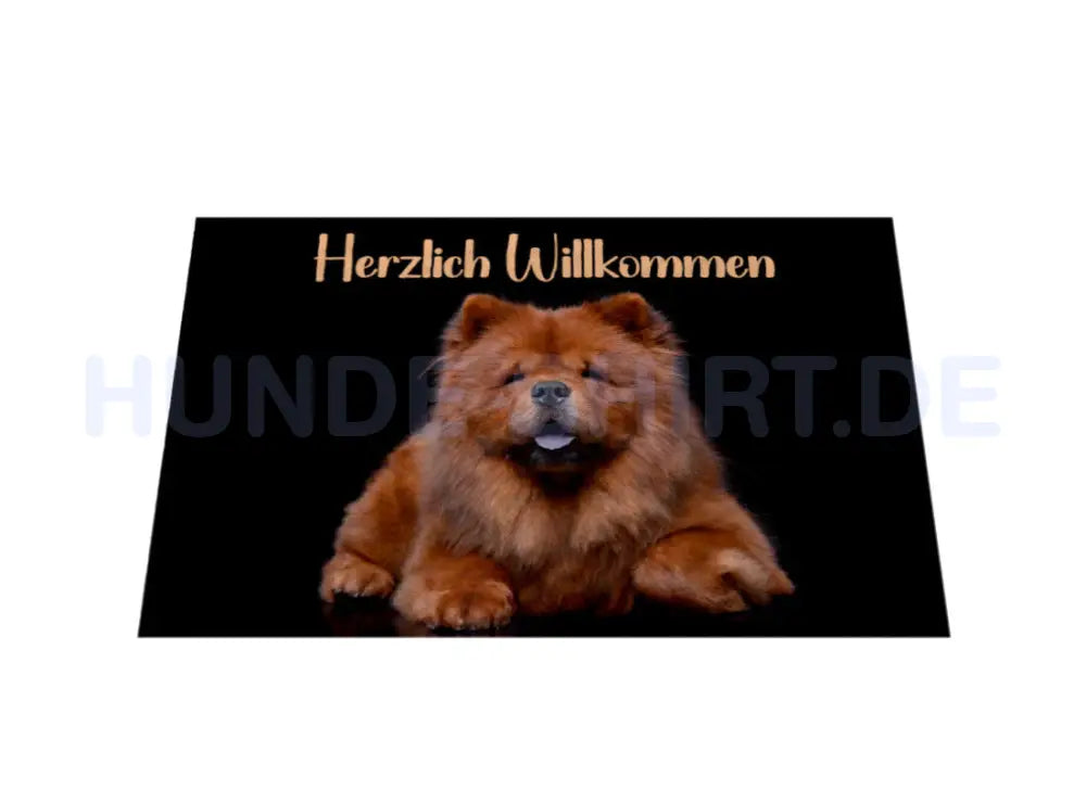 Fußmatte "Chow-Chow - Herzlich Willkommen" – hunde-shirt.de