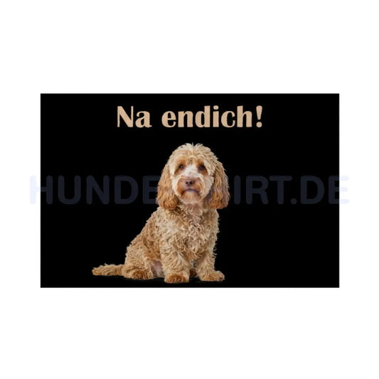 Fußmatte "Cockapoo" Weiß – hunde-shirt.de