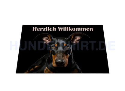 Fußmatte "Dobermann 2" – hunde-shirt.de