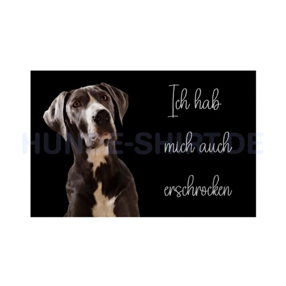 Fußmatte "Dogge" Weiß – hunde-shirt.de