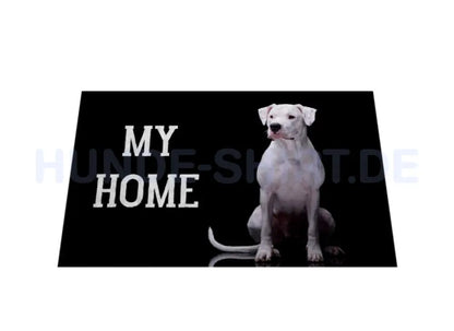 Fußmatte "Dogo Argentino - My Home" – hunde-shirt.de