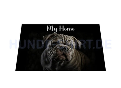 Fußmatte "English Bulldog - My Home" – hunde-shirt.de