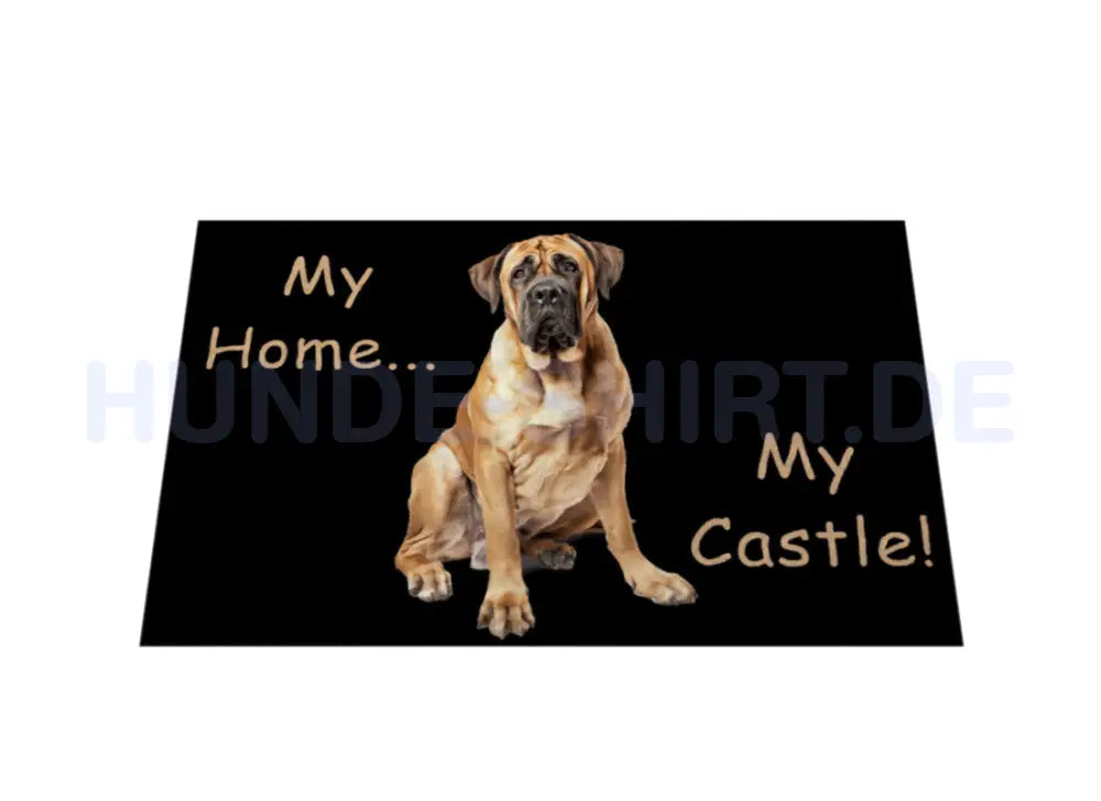 Fußmatte "English Mastiff - My Home My Castle!" – hunde-shirt.de