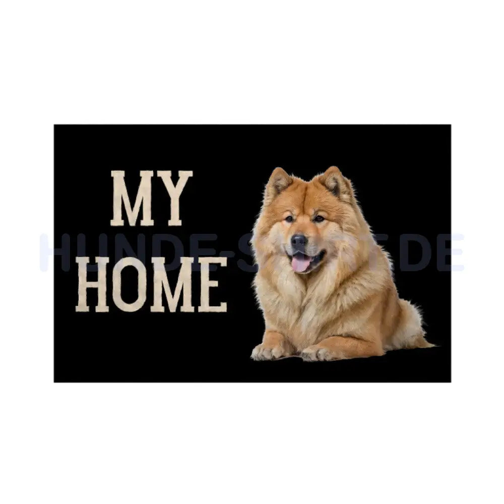 Fußmatte "Eurasier - My Home" Weiß – hunde-shirt.de