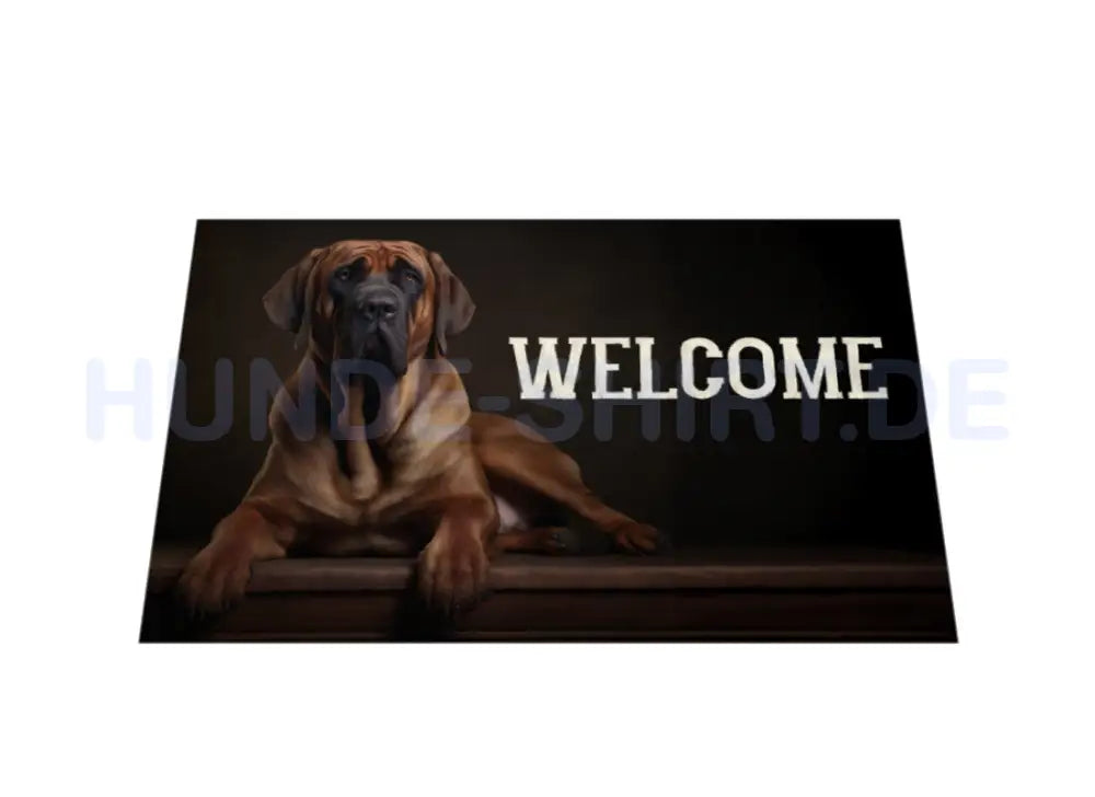 Fußmatte "Fila Brasileiro - WELCOME" – hunde-shirt.de