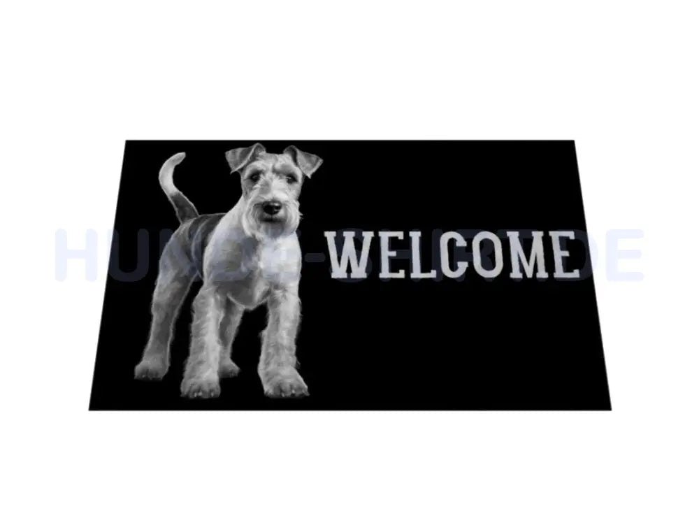 Fußmatte "Foxterrier ( Drahthaar ) -WELCOME" – hunde-shirt.de