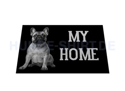 Fußmatte "Frenchi - MY HOME" – hunde-shirt.de