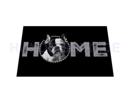 Fußmatte "Frenchi s/w - HOME-Edition" – hunde-shirt.de