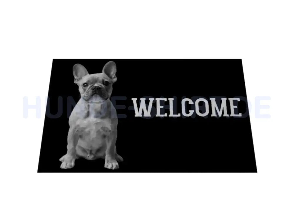 Fußmatte "Frenchi - WELCOME" – hunde-shirt.de