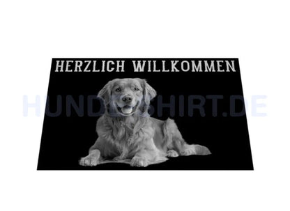 Fußmatte "Golden Retriever - Herzlich Willkommen" – hunde-shirt.de