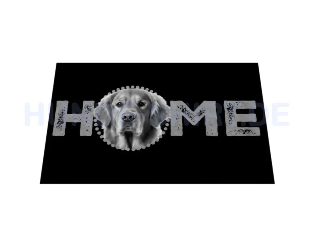 Fußmatte "Golden Retriever - HOME-Edition" – hunde-shirt.de