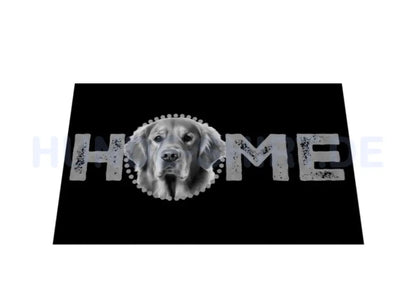 Fußmatte "Golden Retriever - HOME-Edition" – hunde-shirt.de